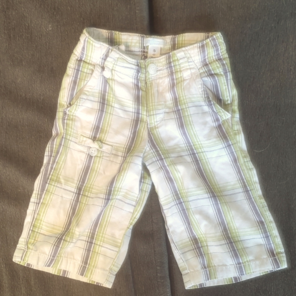 Boys Plaid Shorts